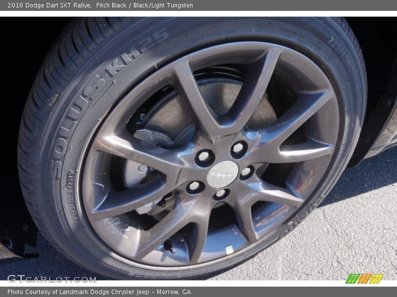 Pitch Black / Black/Light Tungsten 2016 Dodge Dart SXT Rallye