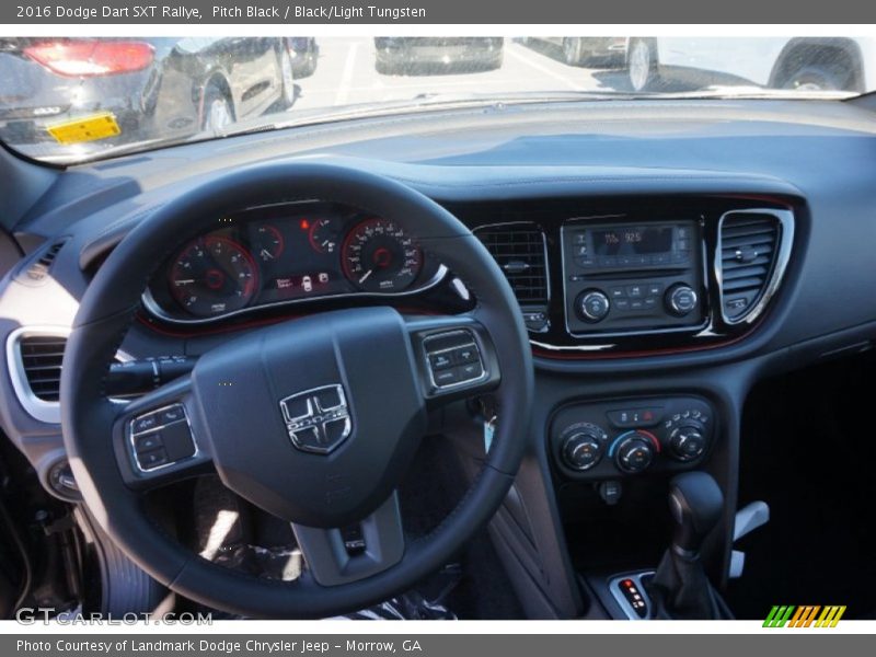 Pitch Black / Black/Light Tungsten 2016 Dodge Dart SXT Rallye
