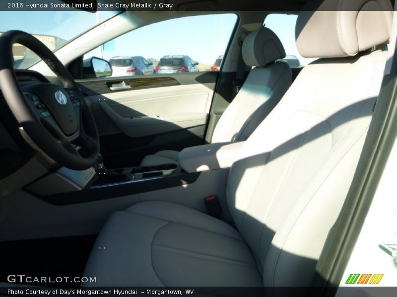 Shale Gray Metallic / Gray 2016 Hyundai Sonata Limited