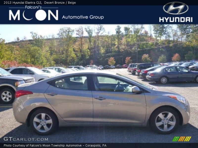 Desert Bronze / Beige 2013 Hyundai Elantra GLS
