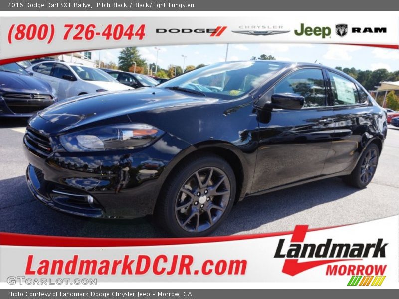 Pitch Black / Black/Light Tungsten 2016 Dodge Dart SXT Rallye