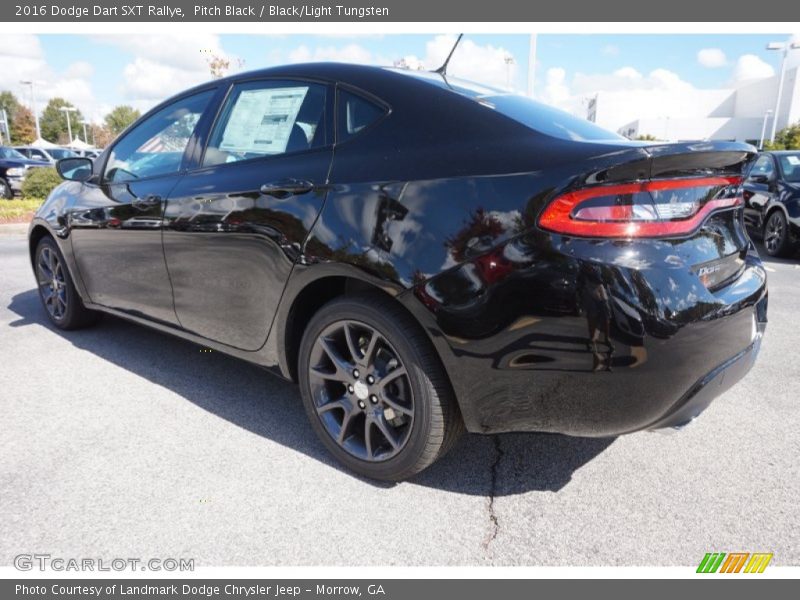Pitch Black / Black/Light Tungsten 2016 Dodge Dart SXT Rallye