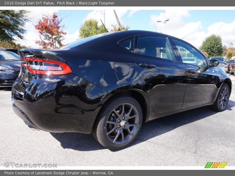Pitch Black / Black/Light Tungsten 2016 Dodge Dart SXT Rallye