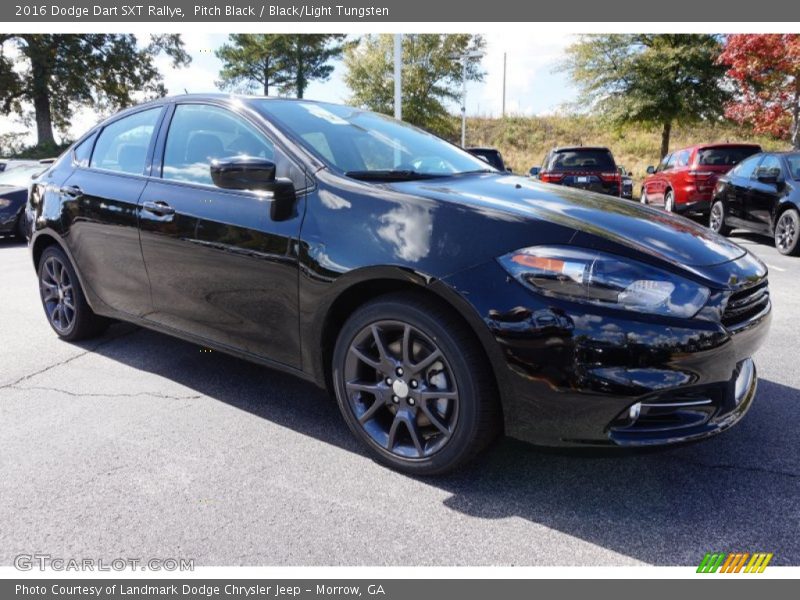 Pitch Black / Black/Light Tungsten 2016 Dodge Dart SXT Rallye