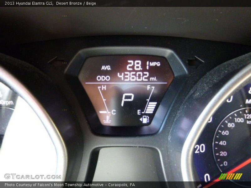 Desert Bronze / Beige 2013 Hyundai Elantra GLS
