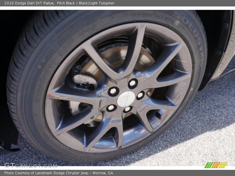 Pitch Black / Black/Light Tungsten 2016 Dodge Dart SXT Rallye