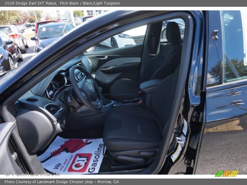 Pitch Black / Black/Light Tungsten 2016 Dodge Dart SXT Rallye