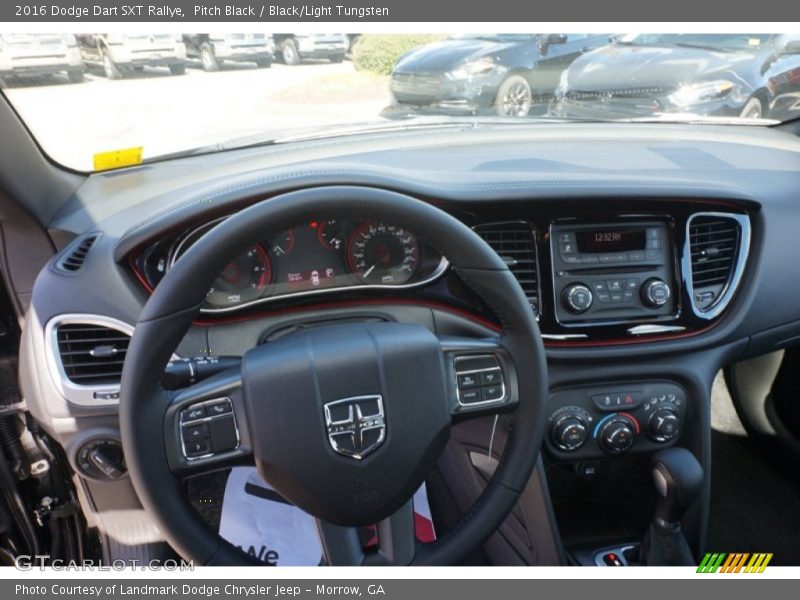 Pitch Black / Black/Light Tungsten 2016 Dodge Dart SXT Rallye