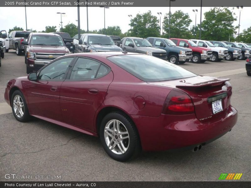 Sport Red Metallic / Dark Pewter 2005 Pontiac Grand Prix GTP Sedan