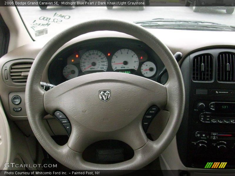 Midnight Blue Pearl / Dark Khaki/Light Graystone 2006 Dodge Grand Caravan SE