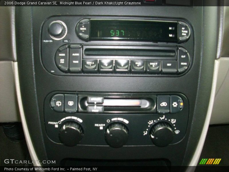 Midnight Blue Pearl / Dark Khaki/Light Graystone 2006 Dodge Grand Caravan SE