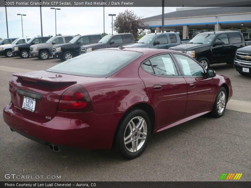 Sport Red Metallic / Dark Pewter 2005 Pontiac Grand Prix GTP Sedan