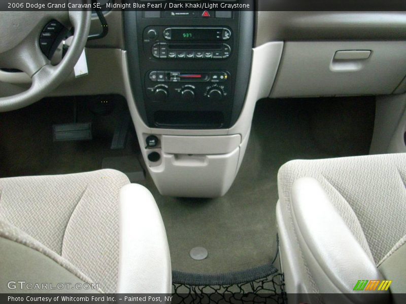 Midnight Blue Pearl / Dark Khaki/Light Graystone 2006 Dodge Grand Caravan SE
