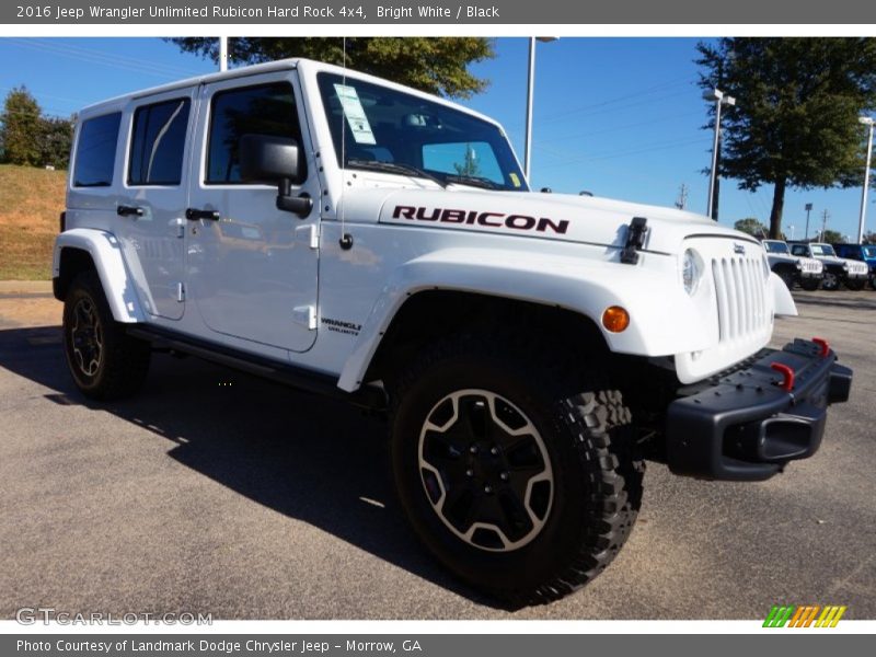 Front 3/4 View of 2016 Wrangler Unlimited Rubicon Hard Rock 4x4