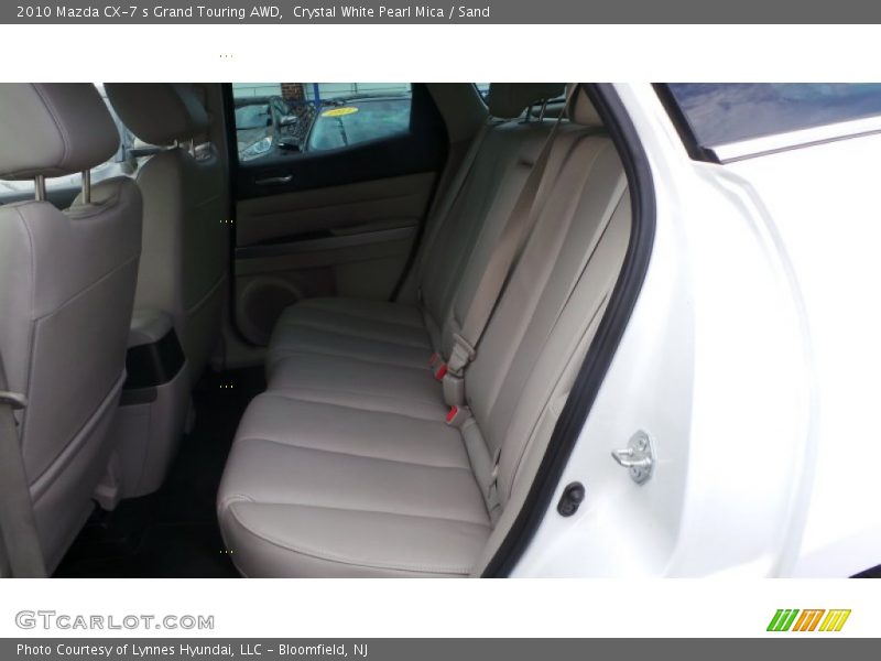 Crystal White Pearl Mica / Sand 2010 Mazda CX-7 s Grand Touring AWD