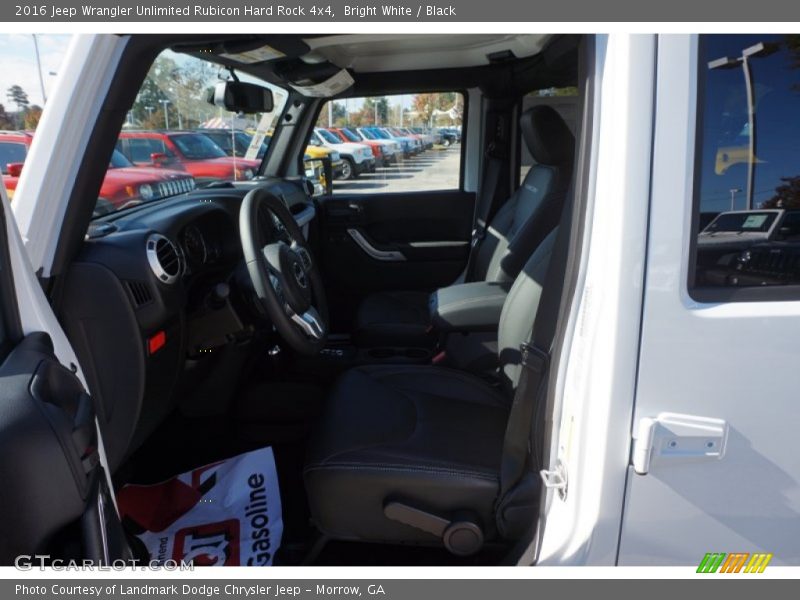 Bright White / Black 2016 Jeep Wrangler Unlimited Rubicon Hard Rock 4x4