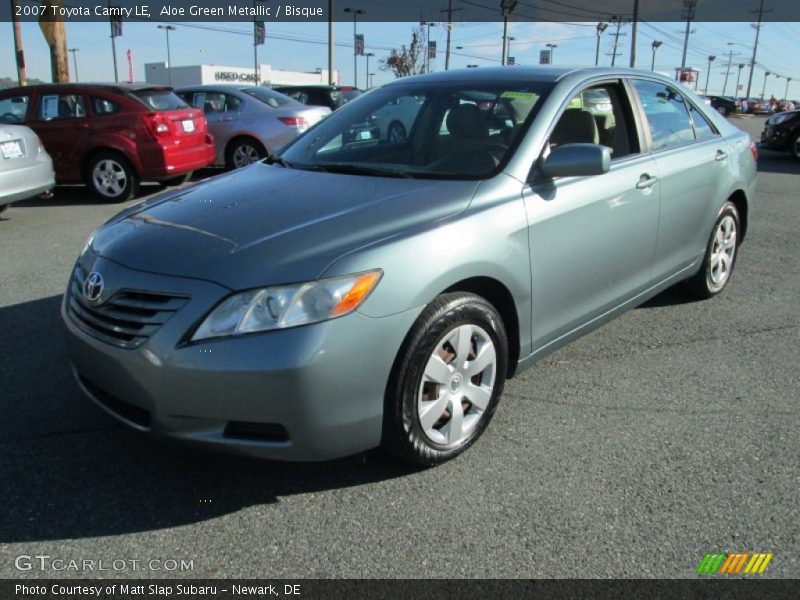 Aloe Green Metallic / Bisque 2007 Toyota Camry LE