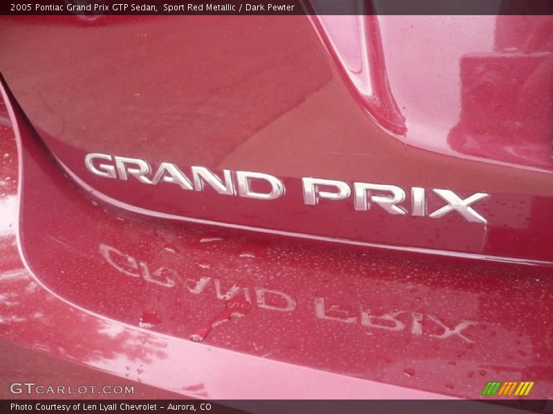 Sport Red Metallic / Dark Pewter 2005 Pontiac Grand Prix GTP Sedan