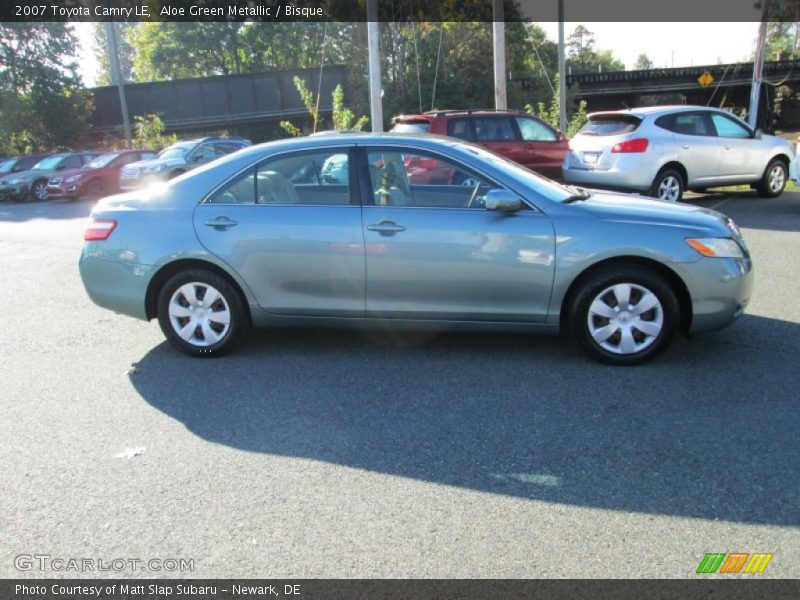 Aloe Green Metallic / Bisque 2007 Toyota Camry LE