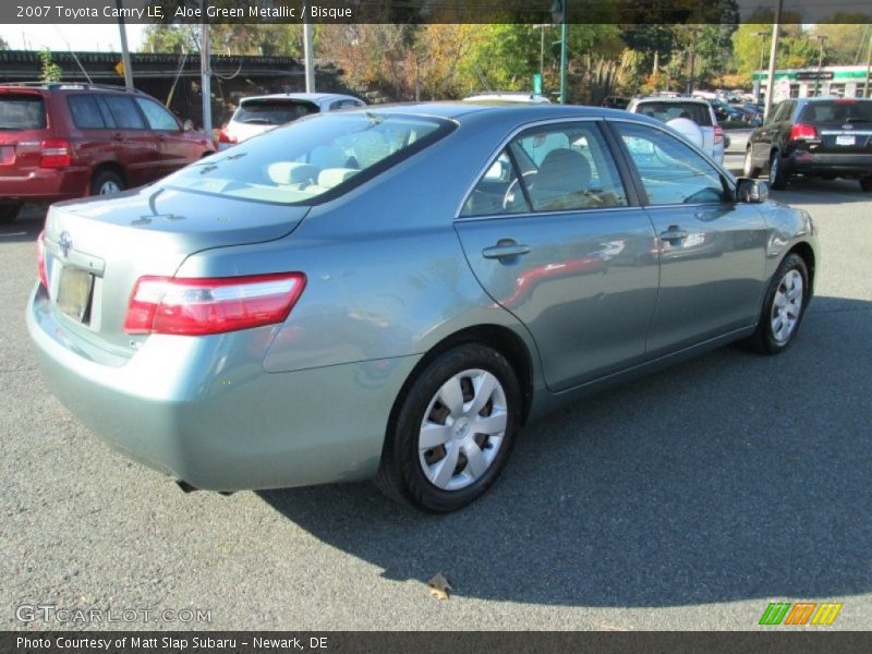 Aloe Green Metallic / Bisque 2007 Toyota Camry LE
