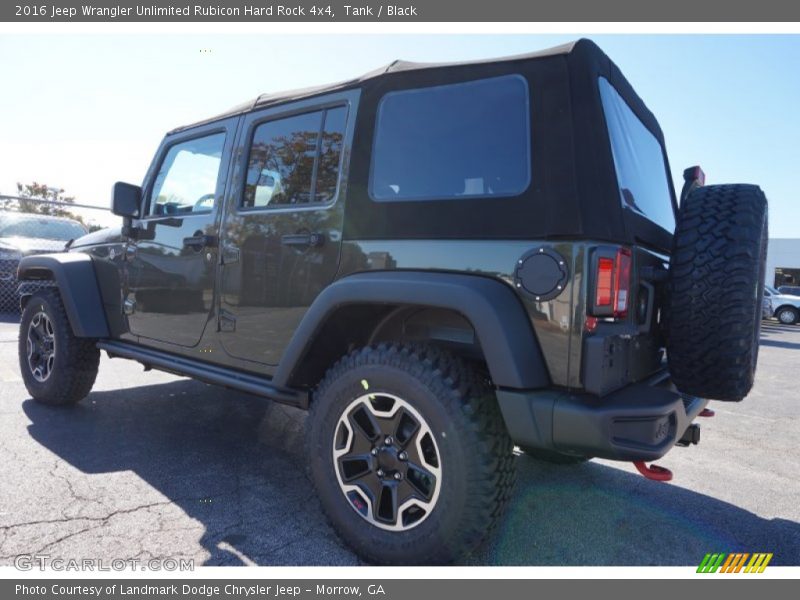 Tank / Black 2016 Jeep Wrangler Unlimited Rubicon Hard Rock 4x4