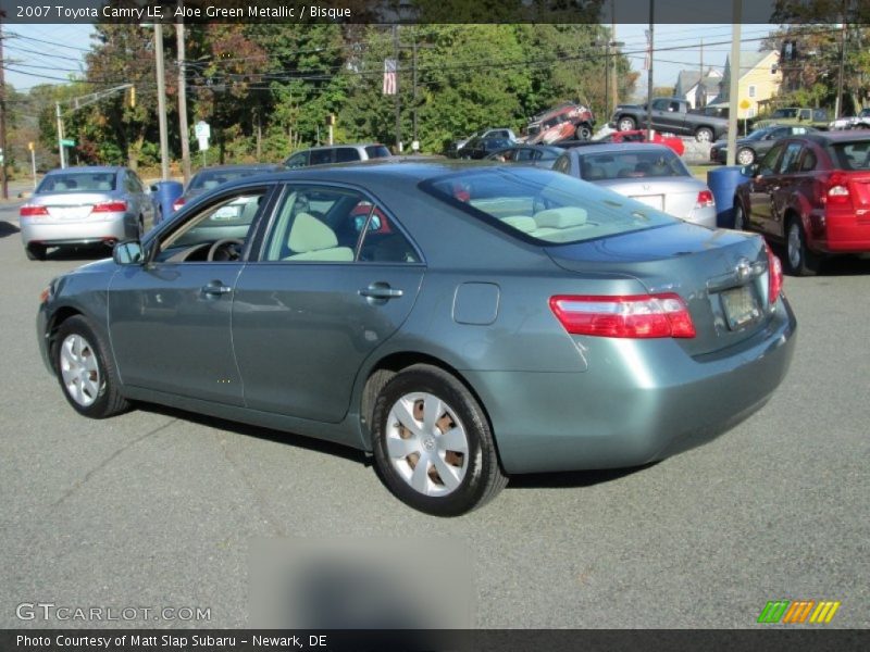 Aloe Green Metallic / Bisque 2007 Toyota Camry LE