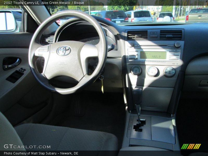Aloe Green Metallic / Bisque 2007 Toyota Camry LE