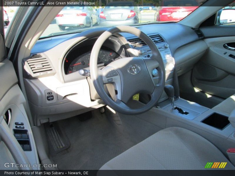 Aloe Green Metallic / Bisque 2007 Toyota Camry LE