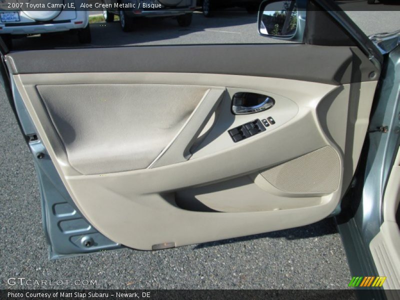 Aloe Green Metallic / Bisque 2007 Toyota Camry LE