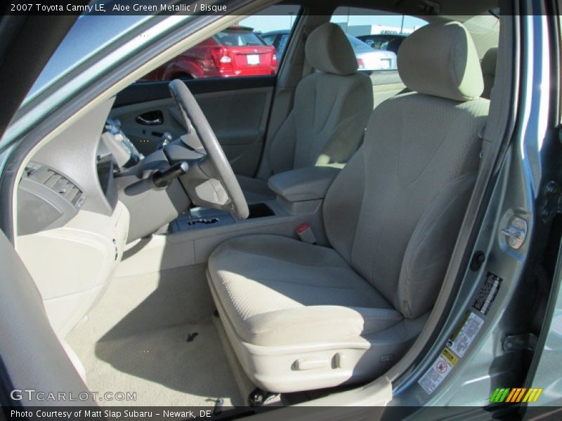 Aloe Green Metallic / Bisque 2007 Toyota Camry LE