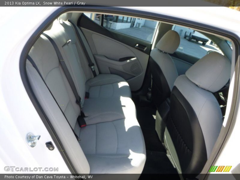 Snow White Pearl / Gray 2013 Kia Optima LX