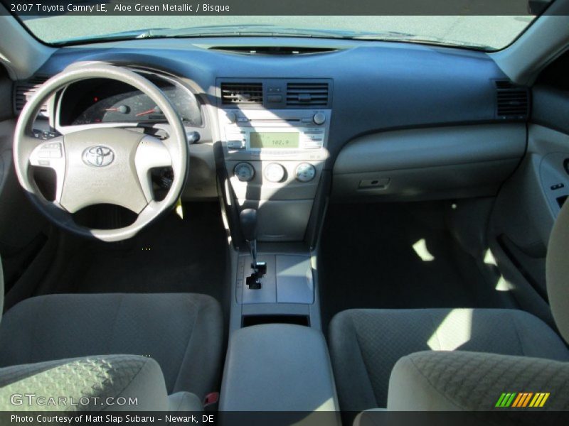 Aloe Green Metallic / Bisque 2007 Toyota Camry LE