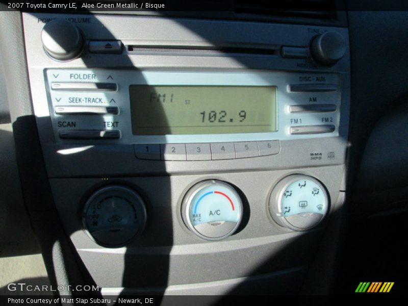 Aloe Green Metallic / Bisque 2007 Toyota Camry LE