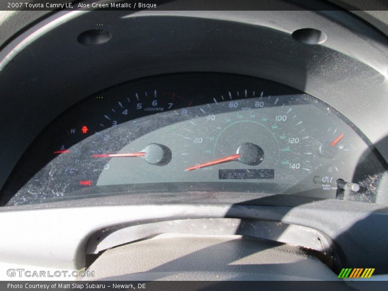 Aloe Green Metallic / Bisque 2007 Toyota Camry LE
