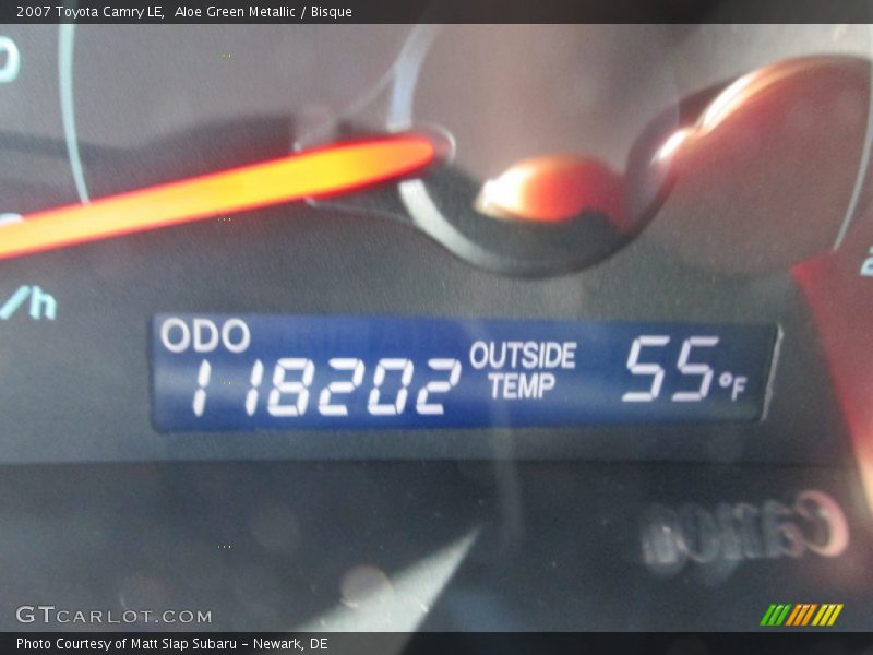 Aloe Green Metallic / Bisque 2007 Toyota Camry LE