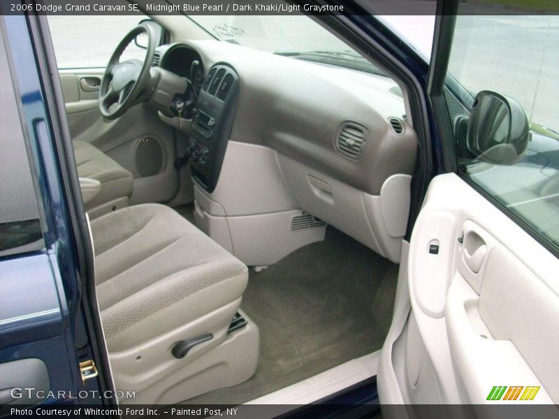 Midnight Blue Pearl / Dark Khaki/Light Graystone 2006 Dodge Grand Caravan SE