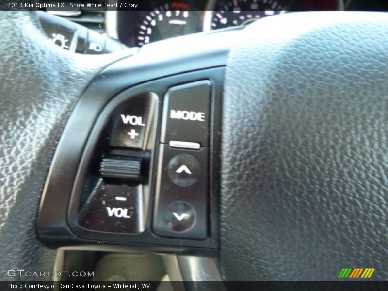 Snow White Pearl / Gray 2013 Kia Optima LX