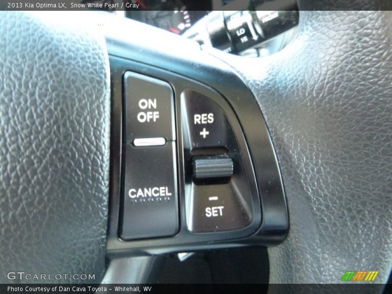 Snow White Pearl / Gray 2013 Kia Optima LX