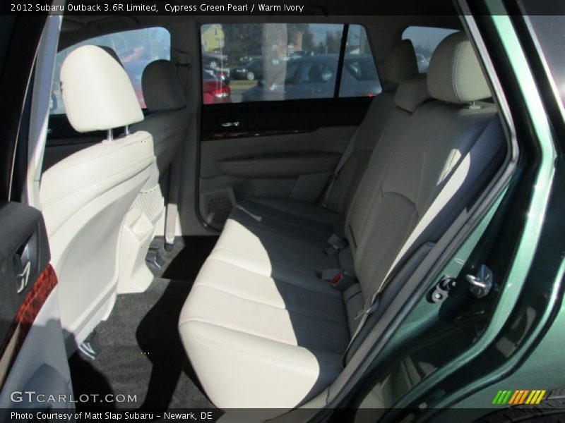 Cypress Green Pearl / Warm Ivory 2012 Subaru Outback 3.6R Limited