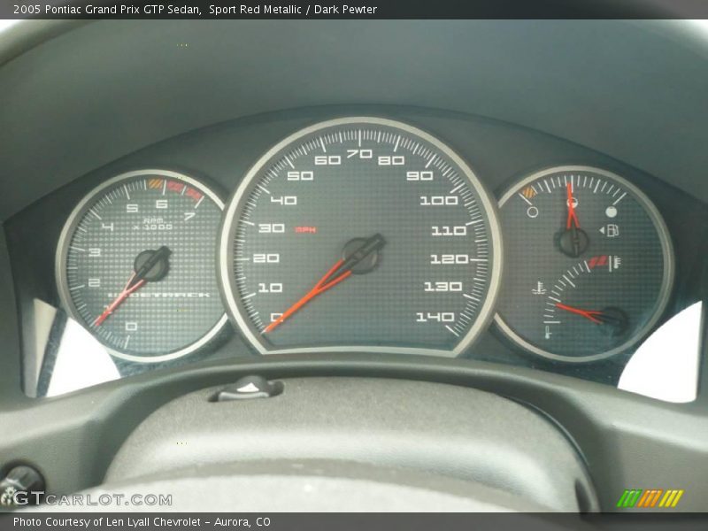 Sport Red Metallic / Dark Pewter 2005 Pontiac Grand Prix GTP Sedan