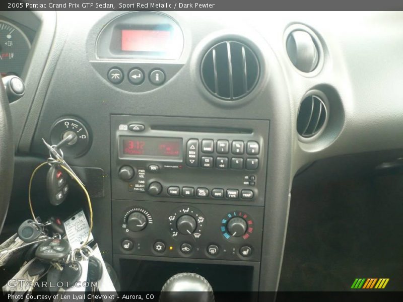 Sport Red Metallic / Dark Pewter 2005 Pontiac Grand Prix GTP Sedan