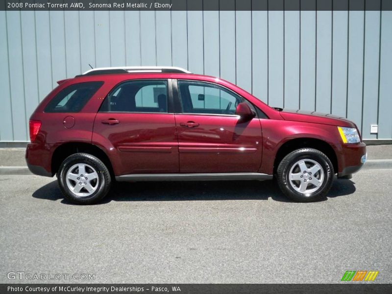 Sonoma Red Metallic / Ebony 2008 Pontiac Torrent AWD