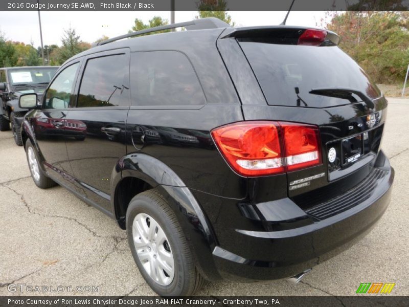 Pitch Black / Black 2016 Dodge Journey SE AWD
