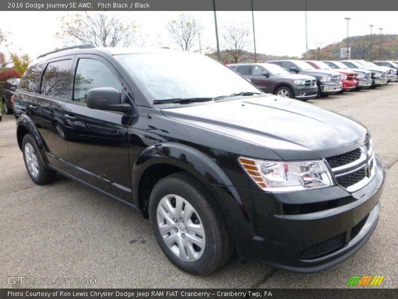 Pitch Black / Black 2016 Dodge Journey SE AWD