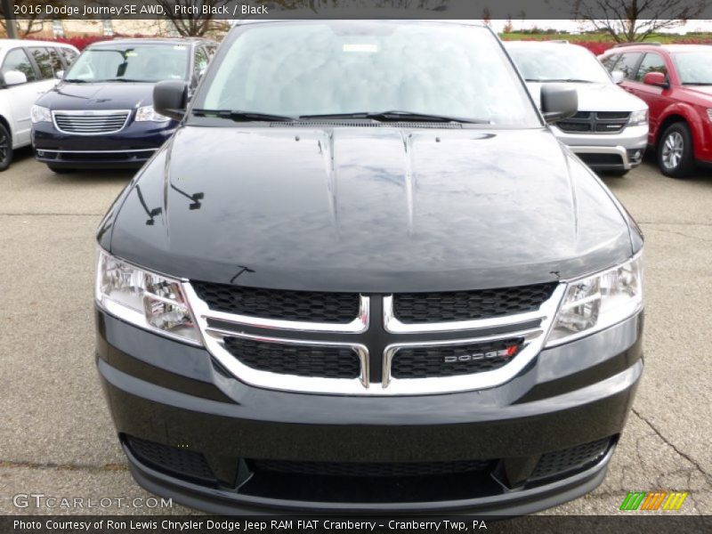 Pitch Black / Black 2016 Dodge Journey SE AWD