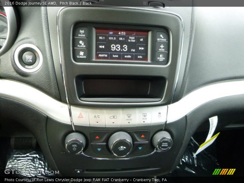 Pitch Black / Black 2016 Dodge Journey SE AWD