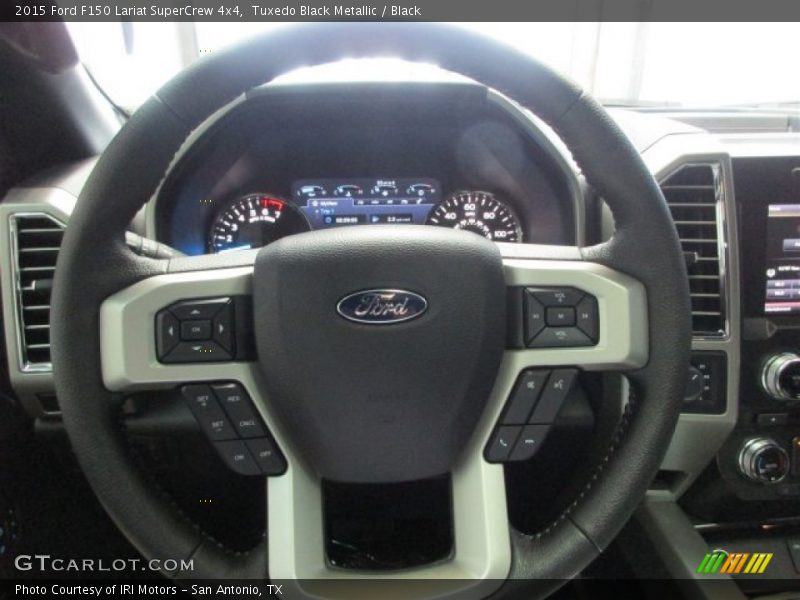Tuxedo Black Metallic / Black 2015 Ford F150 Lariat SuperCrew 4x4