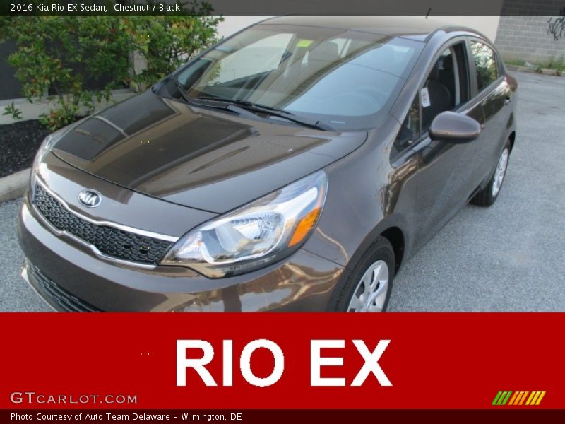 Chestnut / Black 2016 Kia Rio EX Sedan