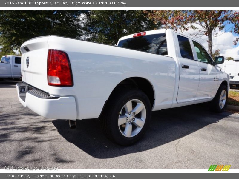 Bright White / Black/Diesel Gray 2016 Ram 1500 Express Quad Cab