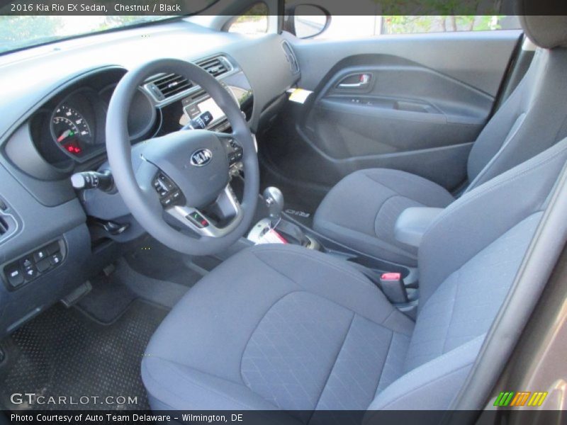 Black Interior - 2016 Rio EX Sedan 